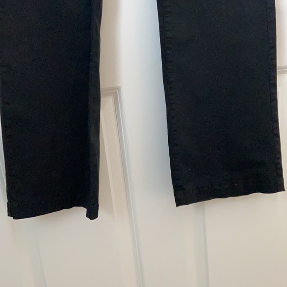 Size 4 Long Kick Boot Style Black Pants - Picture 3 of 7